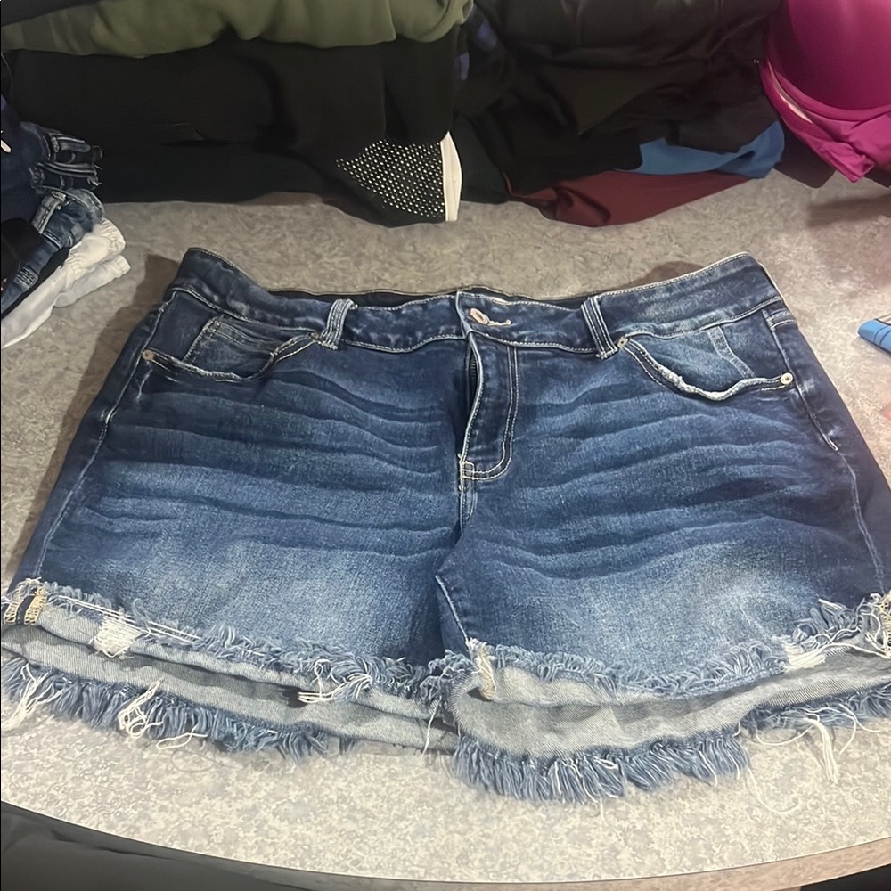 Kancan Denim Blue Women's Shorts